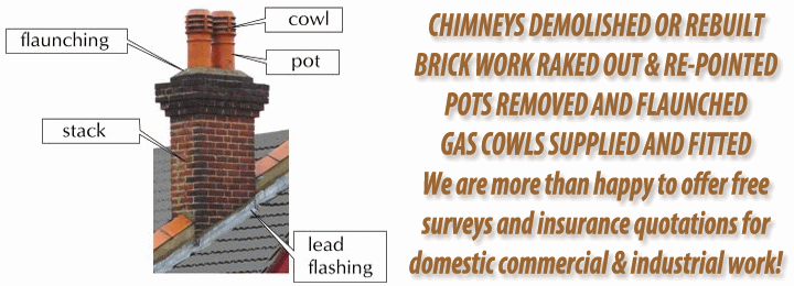 Pointing Chimney Repairs Colchester